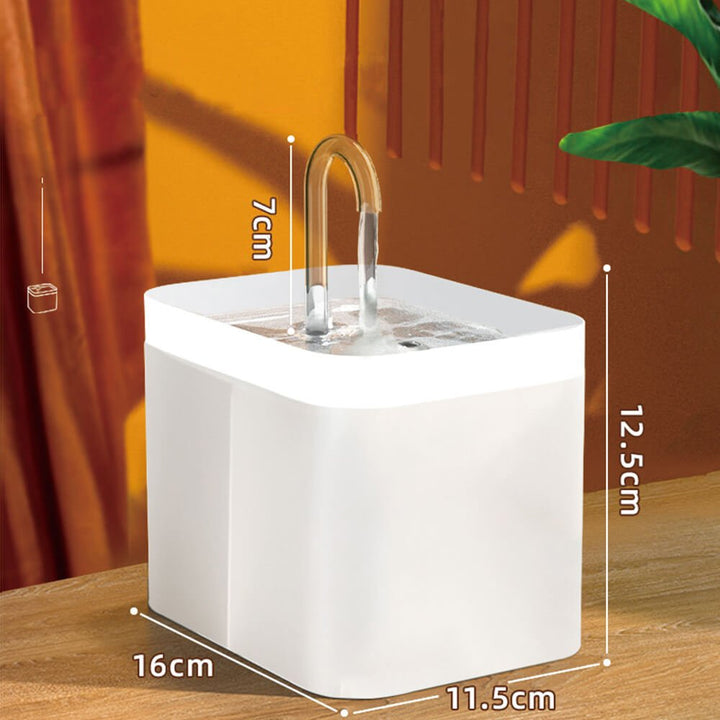 AquaPet | Katzen Trinkwasser Brunnen Katze Automatisch USB Filter Leise 1.5 L Fassungsvermögen - KIIRA General Store