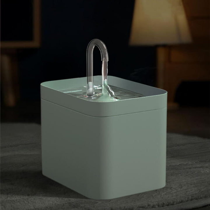 AquaPet | Katzen Trinkwasser Brunnen Katze Automatisch USB Filter Leise 1.5 L Fassungsvermögen - KIIRA General Store