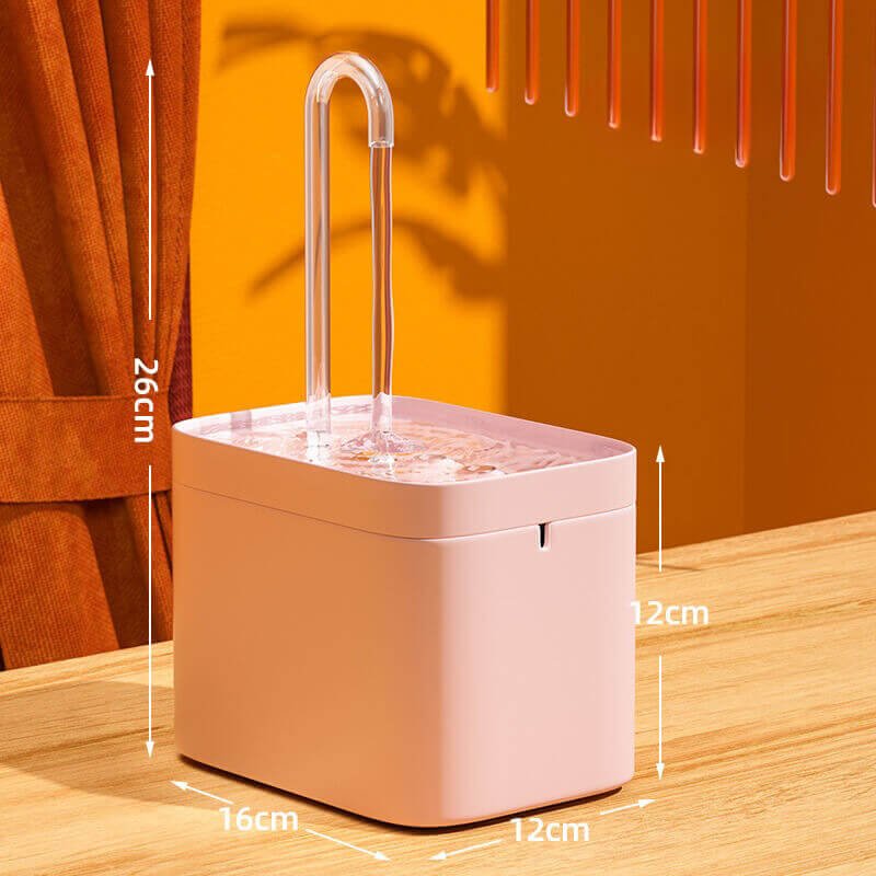 AquaPet | Katzen Trinkwasser Brunnen Katze Automatisch USB Filter Leise 1.5 L Fassungsvermögen - KIIRA General Store