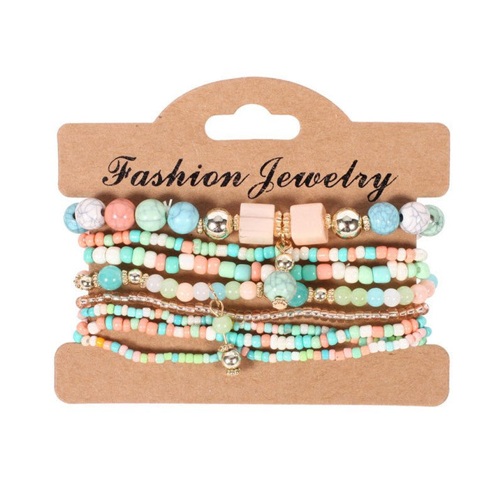 PearlWrist | Selfmade Perlen Armband 8er-Set Vintage Design - KIIRA General Store