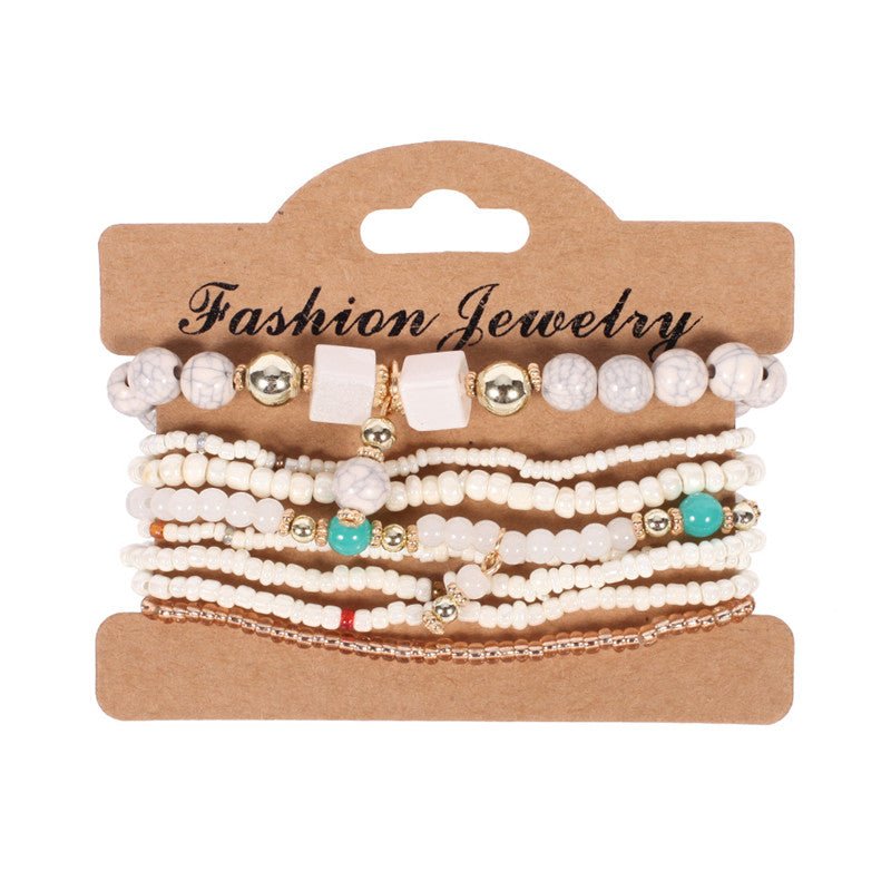 PearlWrist | Selfmade Perlen Armband 8er-Set Vintage Design - KIIRA General Store